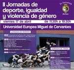 II JORNADAS DEPORTE, IGUALDAD Y VIOLENCIA DE GÉNERO